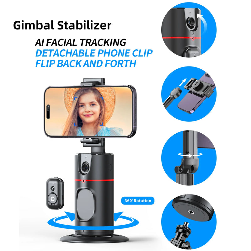 Portable Handheld Gimbal with Auto Tracking