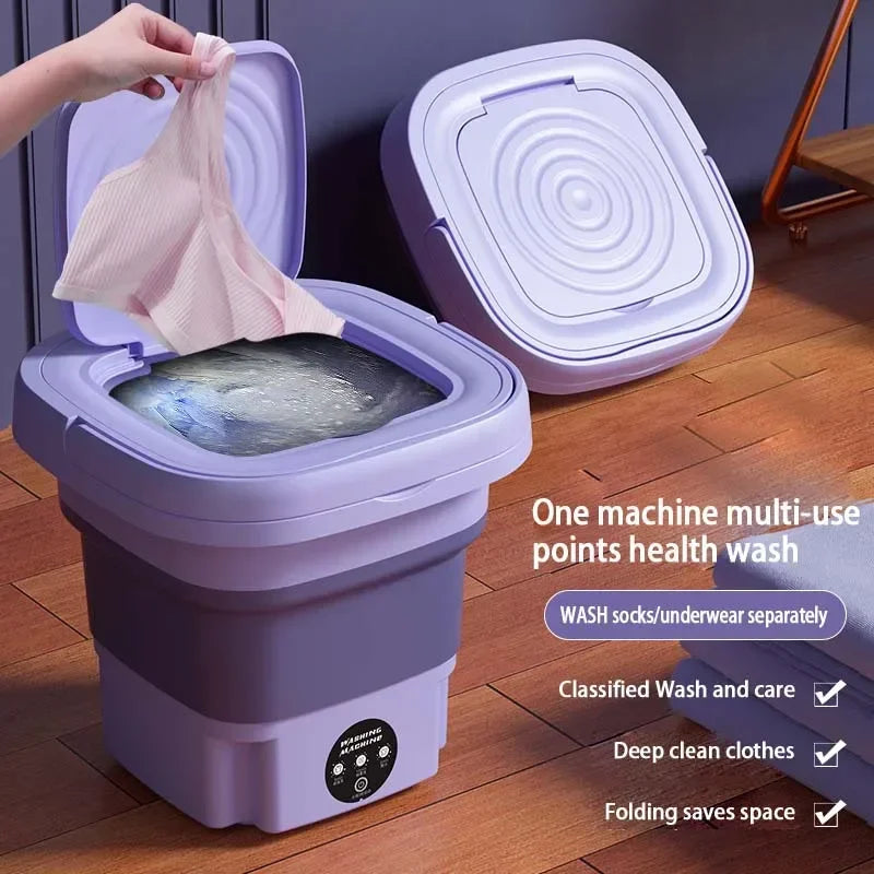Portable Foldable Mini Washing Machine